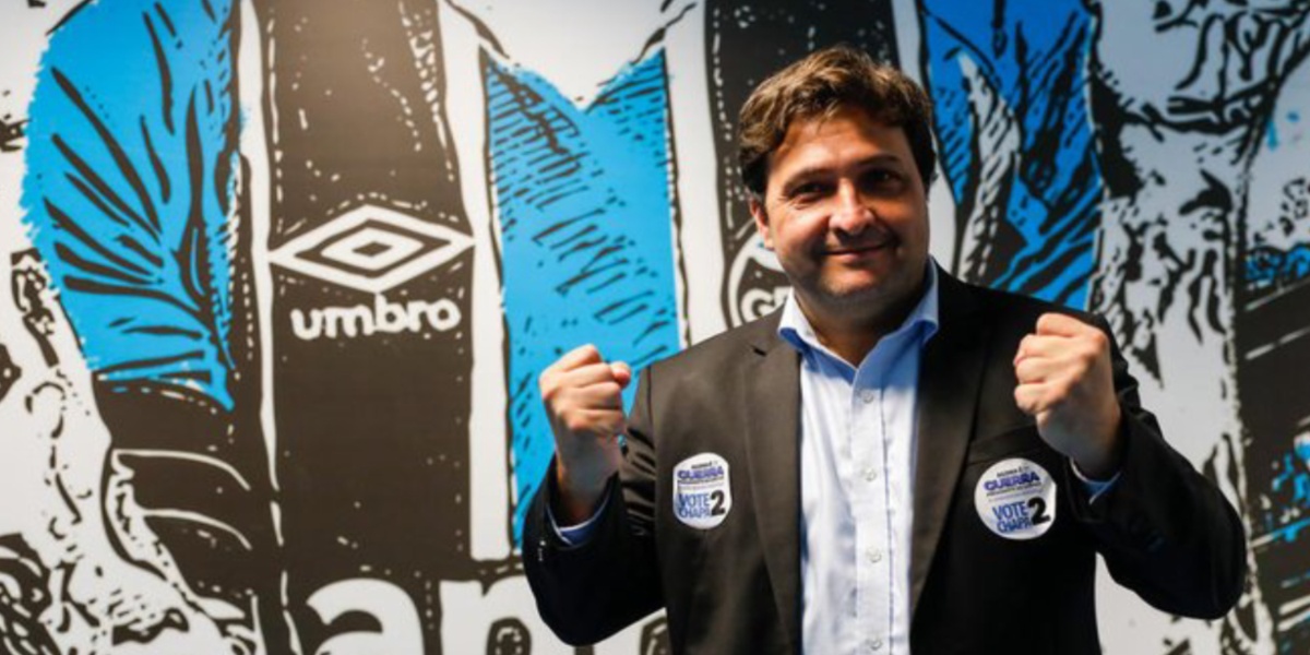 Alberto Guerra, Presidente do Grêmio (Imagem Reprodução Internet)