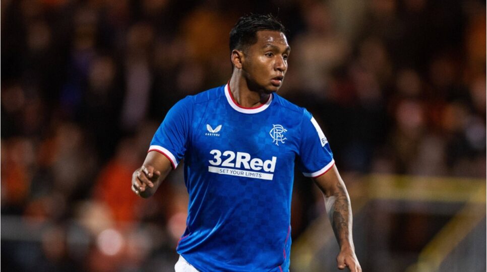 Santos equipe Alfredo Morelos jogando pelo Rangers (Foto: Reprodução/ Getty Images)