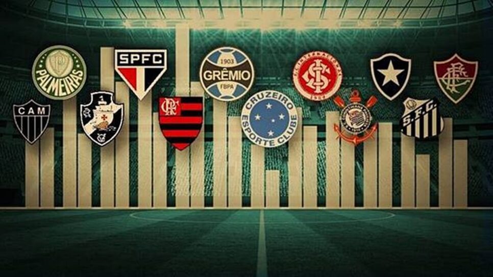 Times brasileiros tem lista dos mais endividados do Brasil (Foto: Reprodução/ Montagem/ Internet/ FlaWeb)