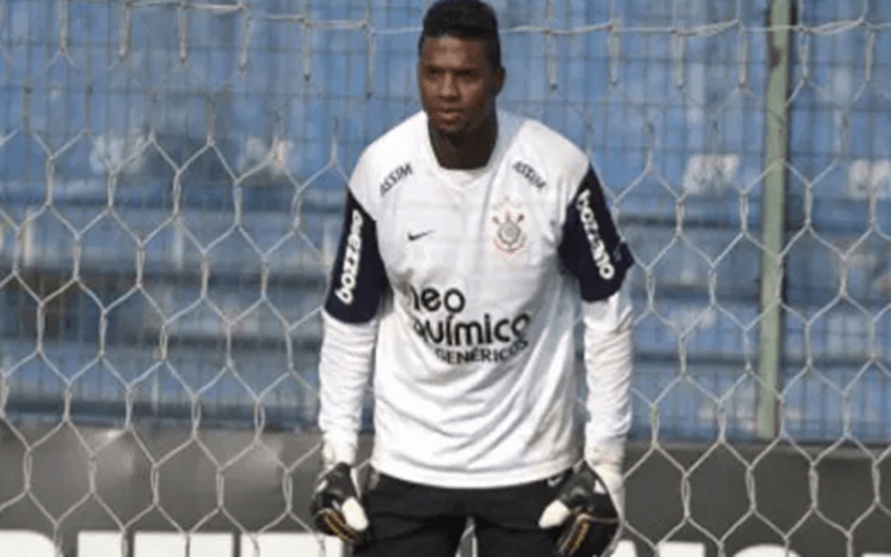 Goleiro Felipe quando atuou no Corinthians (Foto: Reprodução/ Timão)