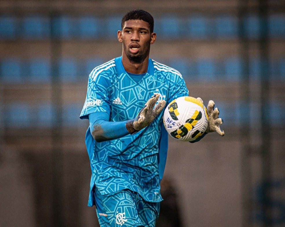 Kauã Santos, goleiro sub-20 do Flamengo (Foto: Arquivo Pessoal)