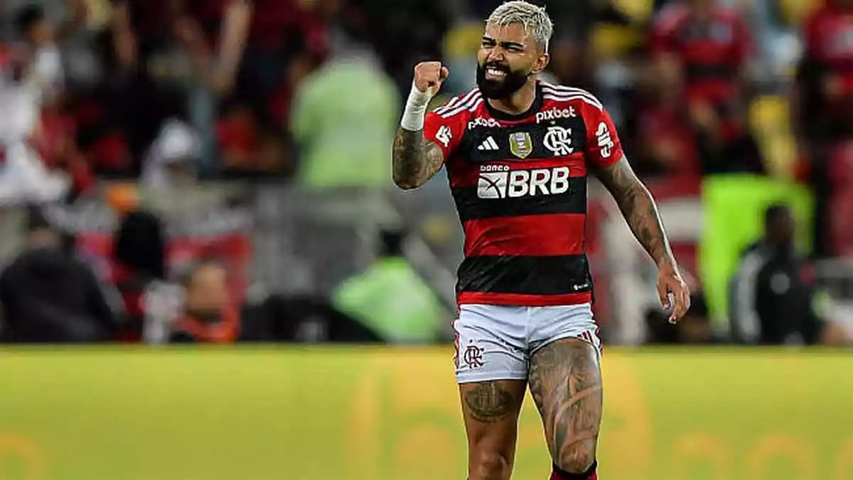 Gabriel Barbosa, o amado Gabigol, peça-chave do Flamengo (Foto: Reprodução/ IconSport/ Getty Images)