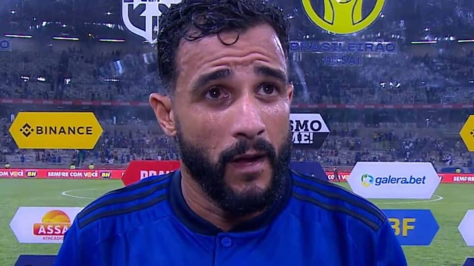 Henrique Dourado foi lateral do Cruzeiro e rescindiu seu contrato (Foto: Reprodução/ TV Globo)