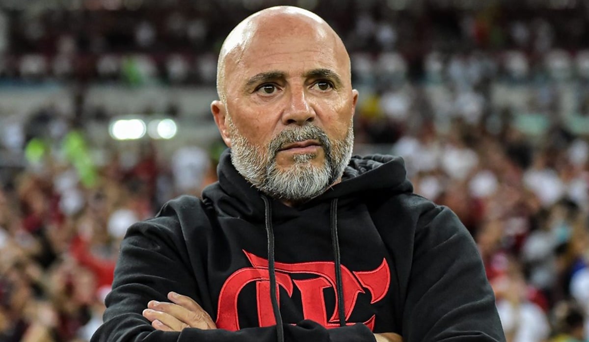 Jorge Sampaoli é técnico do Flamengo que está por um fio (Foto: Reprodução/ Thiago Ribeiro/ AGIF)