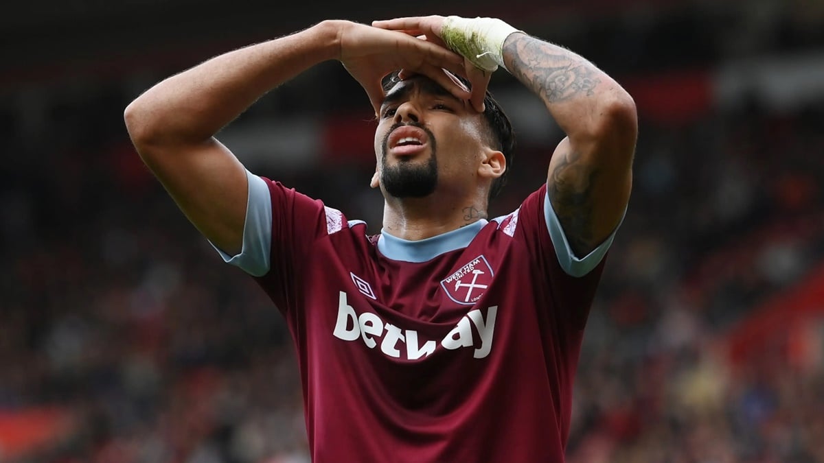 Lucas Paquetá é camisa 10 do West Ham e está sendo investigado pela FA (Foto: Reprodução/ Getty Images)