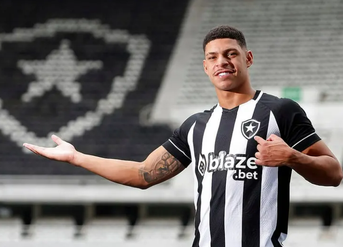 O atacante Luís Henrique pode assinar com o Botafogo de forma definitiva (Foto: Reprodução/ Divulgação)