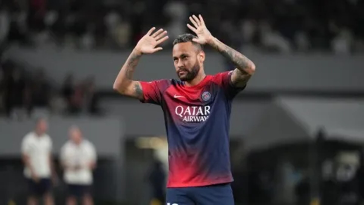 Neymar com a camisa do Barcelona (Foto: Reprodução/ Getty Images)