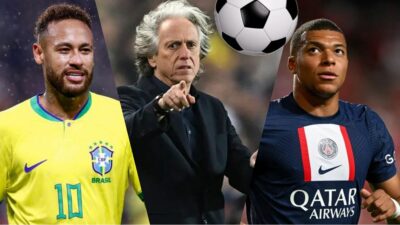 Neymar Jr, Jorge Jesus e Mbappé; confira giro no mercado do futebol atual (Fotos: Reprodução/ Internet/ Montagem)