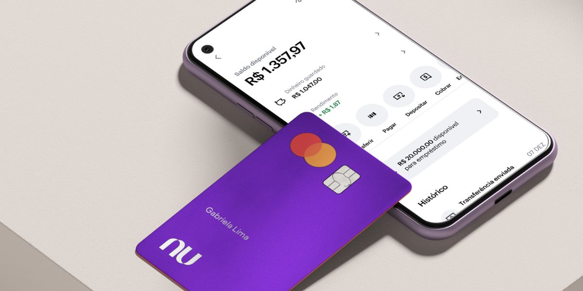 Nubank pode liberar R$ 4 mil de limite de crédito. Foto: Reprodução/Internet