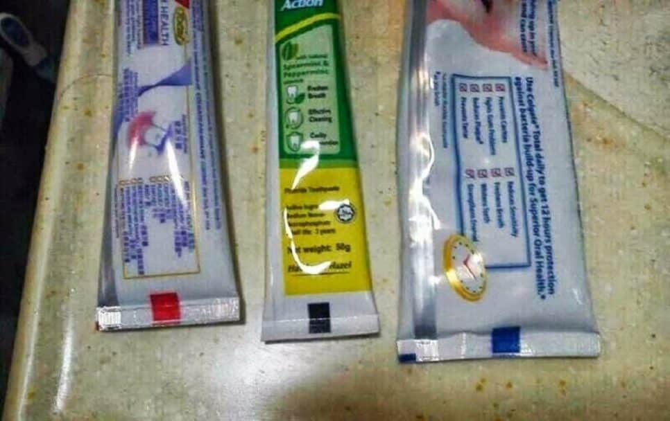 Saiba mais sobre os quadrados nas embalagens de pasta de dente