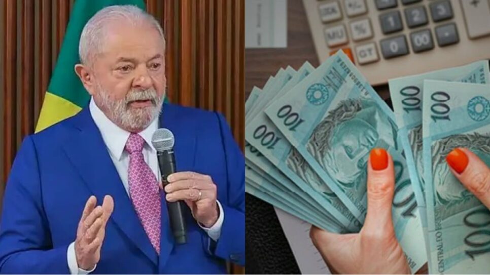 Presidente Lula planeja valorização do salário mínimo para 2024 (Fotos: Reprodução/ Gov.Br/ Montagem)