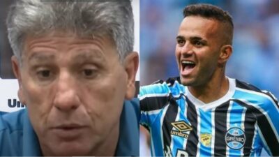 Imagem do post HOJE (24/08): Renato Gaúcho se DECEPCIONA com jogadores do Grêmio e define o que fará com LUAN