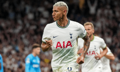 Richarlison recebe apoio de técnico do Tottenham após críticas (Foto: Reprodução)