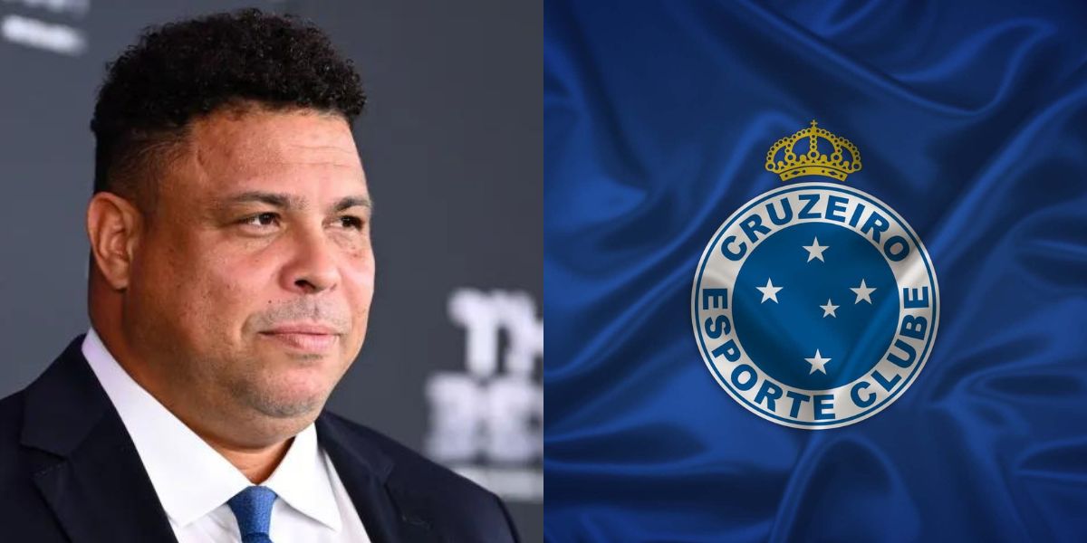 Ronaldo e logo do Cruzeiro (Foto: Reprodução / Internet)