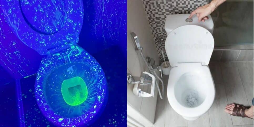 Saiba o que acontece ao dar descarga com a tampa do vaso aberta (Foto: Reprodução / Internet)