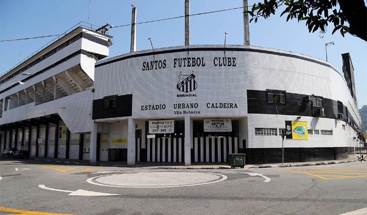 Estádio Urbano Caldeira, a conhecida Vila Belmiro (Foto: Reprodução/ Santos FC)