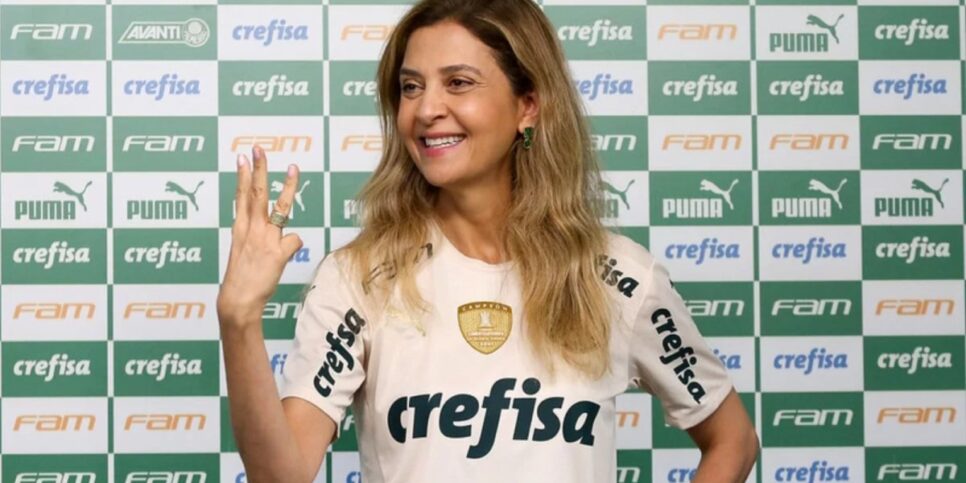 Leila Pereira vai pra cima de atacante famoso do Flamengo (Imagem Reprodução Internet)