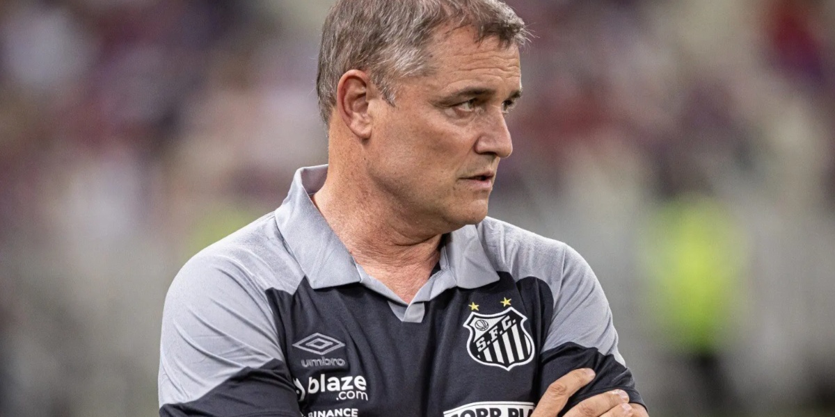 Diego Aguirre, técnico do Santos (Imagem Reprodução Internet)