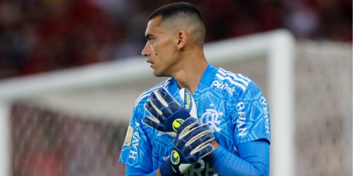 Santos, goleiro do Flamengo (Imagem Reprodução Internet)