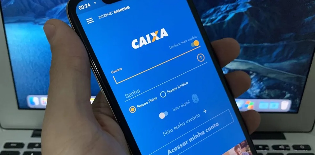 Cliente com acesso via smartphone às contas digitais da Caixa Econômica (Foto: Reprodução/ Internet)