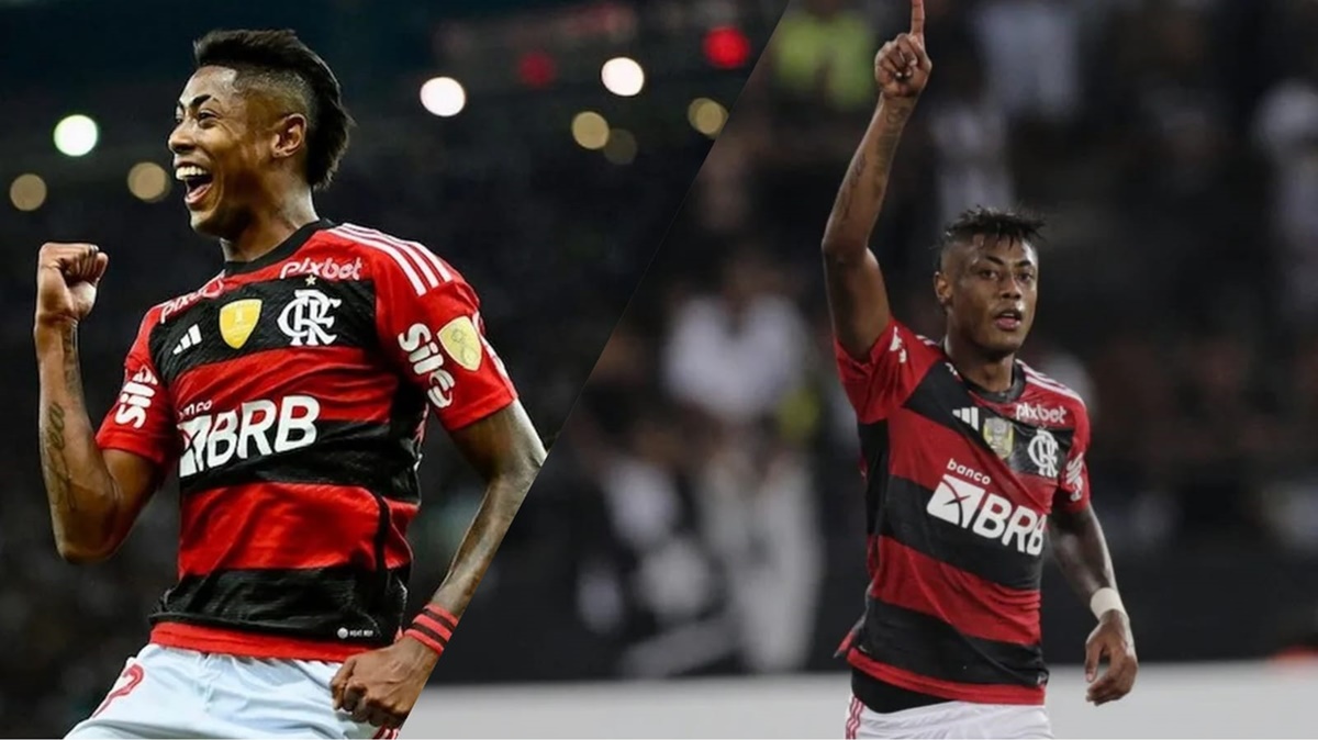 Bruno Henrique é camisa 27 do Flamengo que está relutante em renovar contrato (Fotos: Reprodução/ CRF/ Montagem)