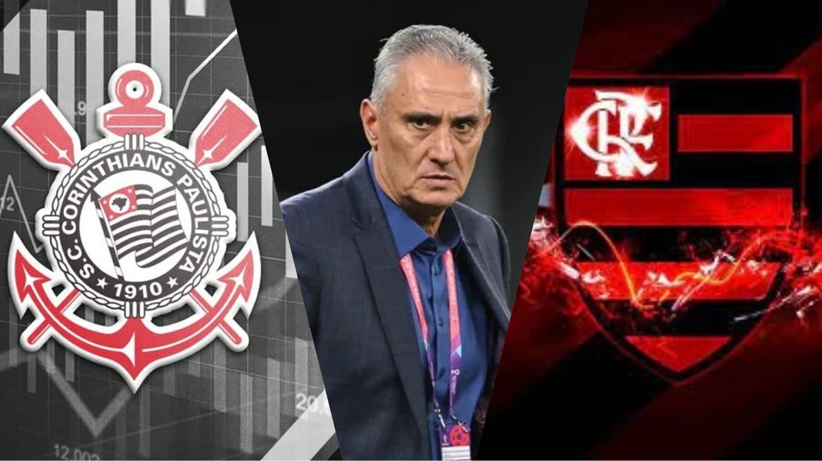 Tite tem decisão anunciada por jornalista entre Corinthians e Flamengo (Fotos: Reprodução/ Internet/ CBF/ Montagem)