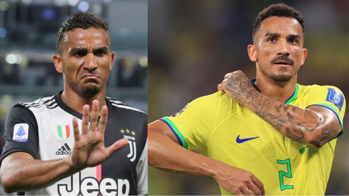 Danilo joga na Juventus, da Itália, e já foi escalado por Tite na Seleção Brasileira (Fotos: Reprodução/ Massimiliano Ferraro/ NurPhoto/ Simon Stacpoole/ Offside/ Montagem)