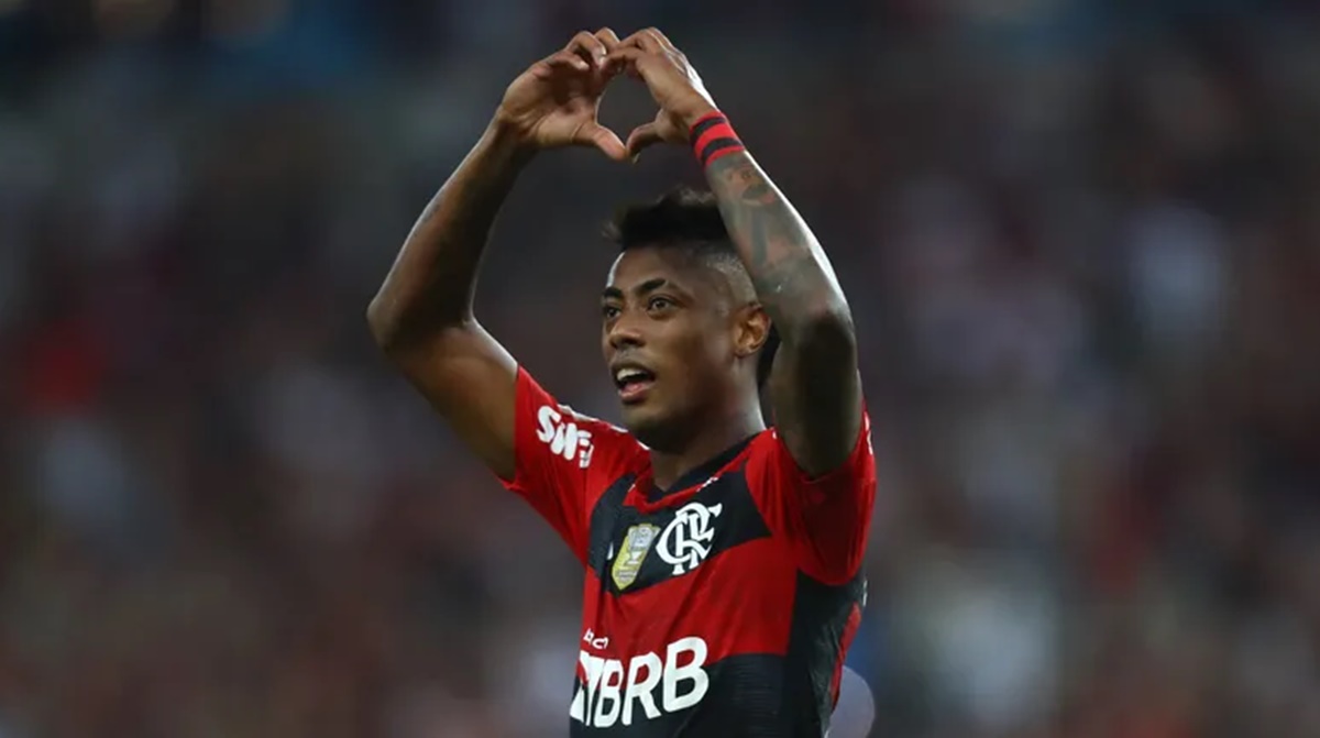 Bruno Henrique é capitão na final da Copa do Brasil e camisa 27 do Flamengo (Foto: Reprodução/CRF)