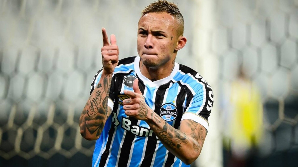 A melhor fase de Everton Cebolinha foi no Grêmio (Foto: Reprodução/ Instagram/ Internet)