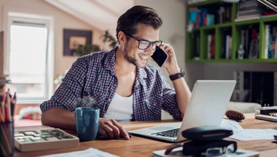 Trabalhador na modalidade home office (Foto: Reprodução/ Internet)