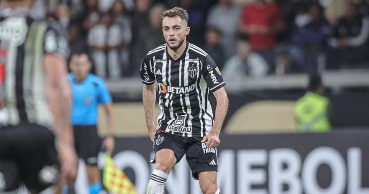 Hyoran em campo pelo Atlético-MG