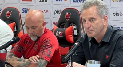 Imagem do post MARTELO BATIDO HOJE (25): Landim DECIDE futuro de Jorge Sampaoli no Flamengo após derrota na Copa do Brasil