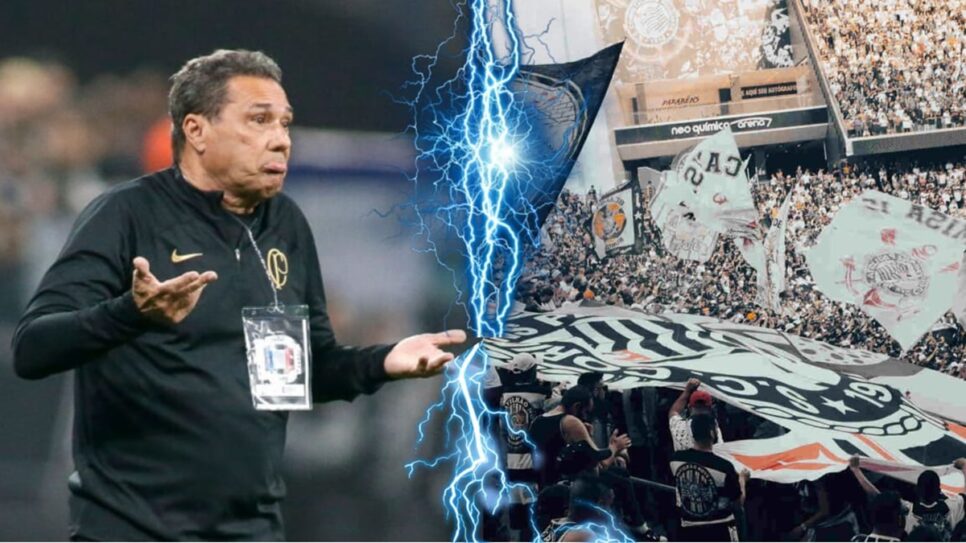 Vanderlei Luxemburgo disse isto que gerou revolta na Fiel (Fotos: Reprodução/ Thiago Garcia/ Ag. Corinthians/ GettyImages/ Montagem)