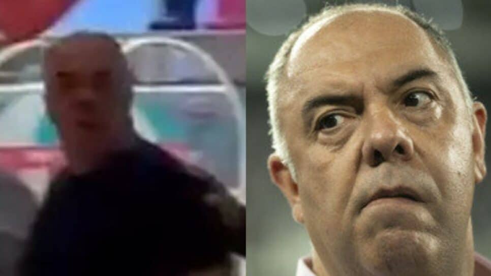 Marcos Braz parte para a agressão física em confronto com torcedor do Flamengo