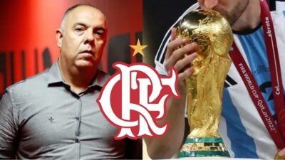 Marcos Braz quer invesir em Campeão da Copa do Mundo pela Seleção Argentina ao Flamengo (Fotos: Reprodução/ Gilvan de Souza/ CRF/ GettyImages/ Montagem)