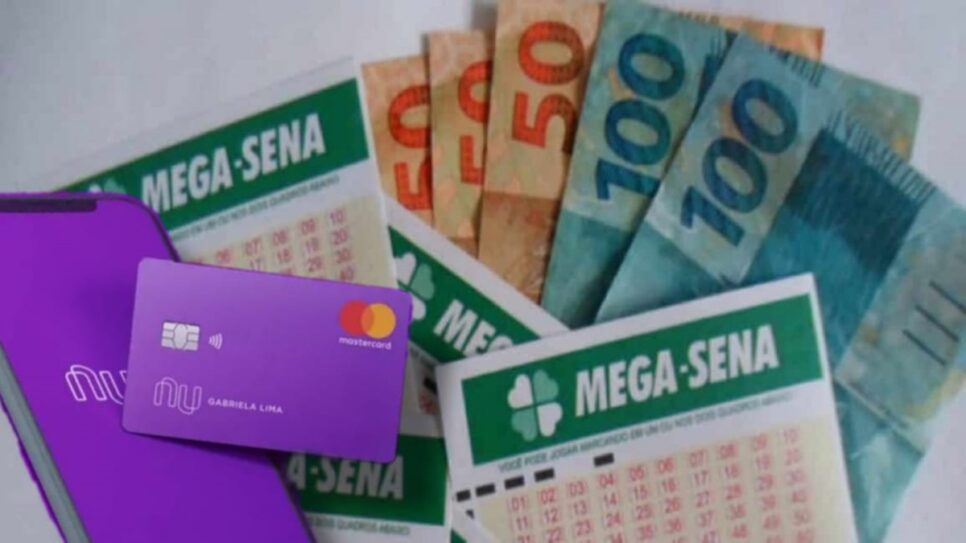 Rendimento do prêmio da Mega-Sena em conta do Nubank (Foto: Reprodução/ Internet/ Montagem)