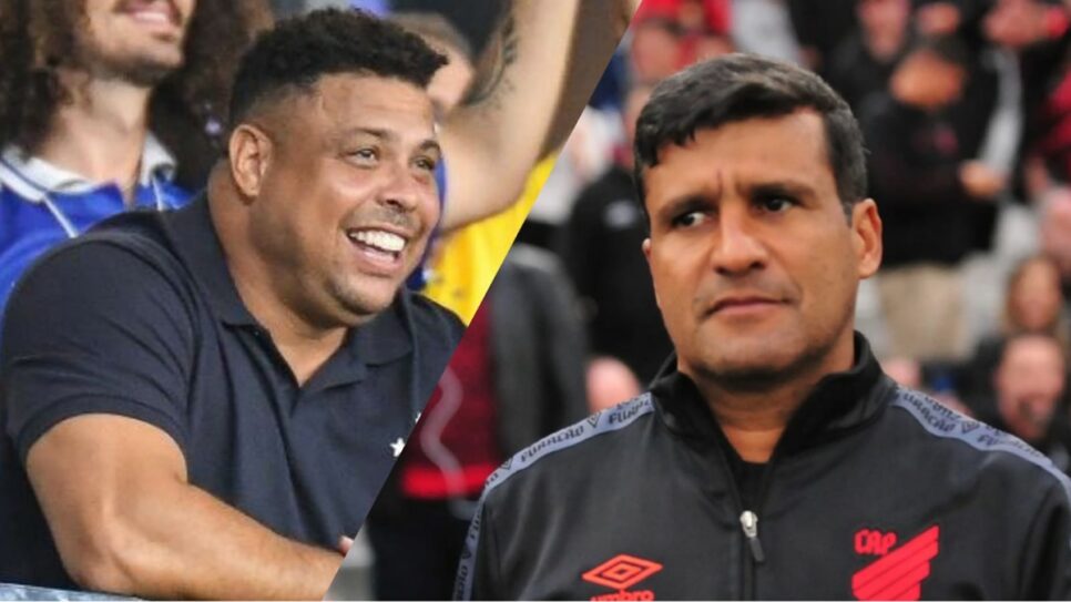 Ronaldo, dono do Cruzeiro, e técnico do Athletico-PR, Wasley Carvalho (Fotos: Reprodução/ Internet/ Montagem)