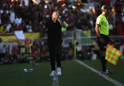 Imagem do post Sampaoli explode e perde a cabeça após derrota do Flamengo para o São Paulo