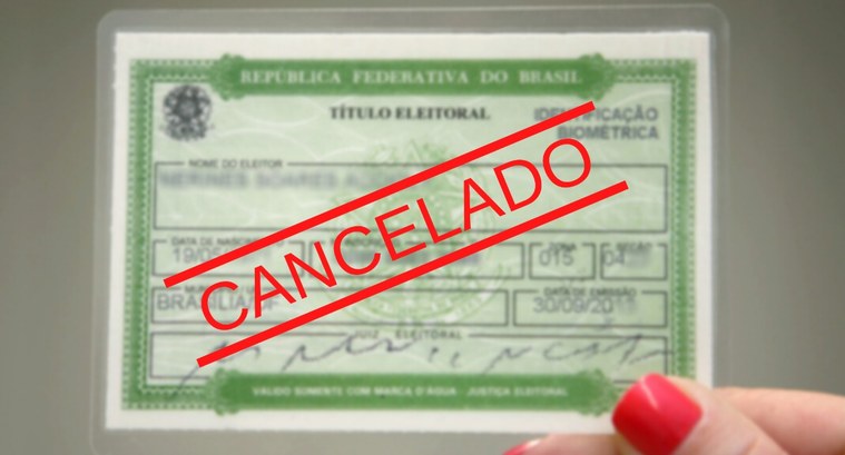 Mais de 170 mil títulos eleitorais foram cancelados (Imagem: Reprodução)