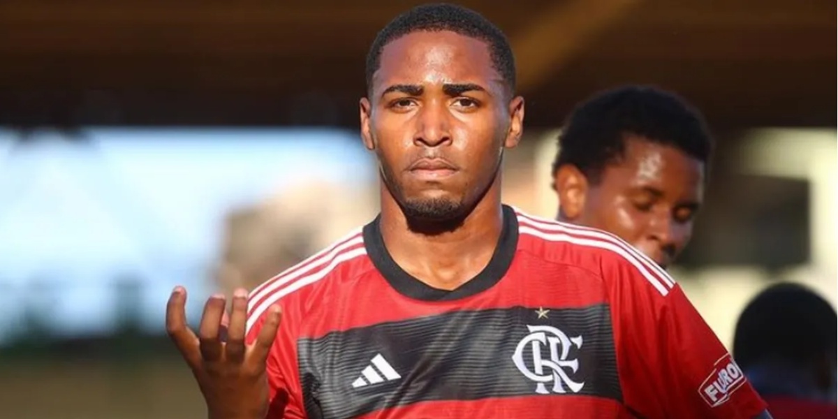 Lorran, jogador do Flamengo (Imagem Reprodução Internet)