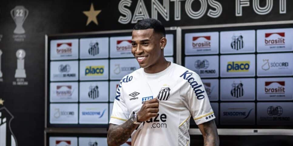 Jean Lucas, jogador do Santos, está na mira de importante clube de futebol (Imagem Reprodução Internet)