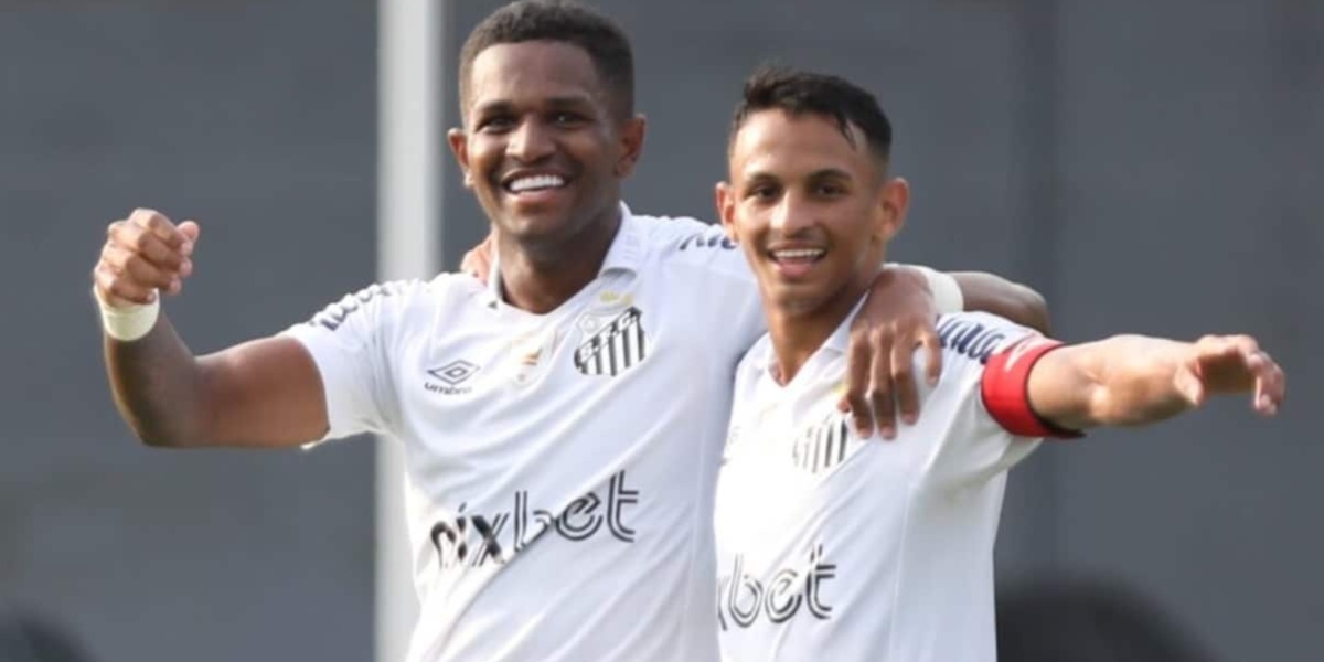 Renyer e Weslley Patati são dupla bilionárias do Santos (Foto: Reprodução/ Pedro Ernesto Guerra Azevedo/Santos FC)