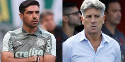 Abel Ferreira e Renato Gaúcho, técnicos de futebol (Imagem Reprodução Internet)