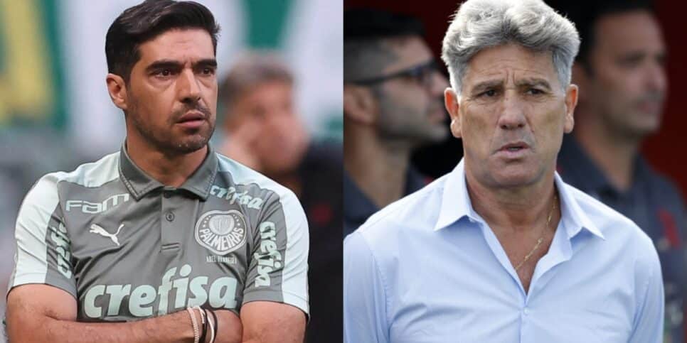 Abel Ferreira e Renato Gaúcho, técnicos de futebol (Imagem Reprodução Internet)