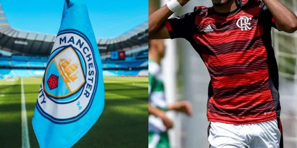 Manchester City está de olho em jogador do Flamengo (Imagem Reprodução Internet)