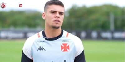 Gabriel Pec, jogador do Vasco  (Foto: Reprodução/Vasco TV)