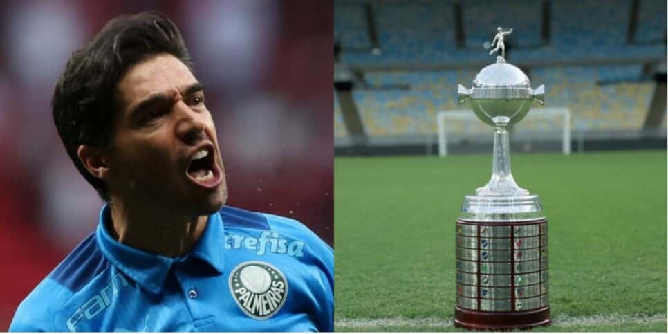 Abel Ferreira, técnico do Palmeiras e taça da Libertadores (Foto: Reprodução / Internet)