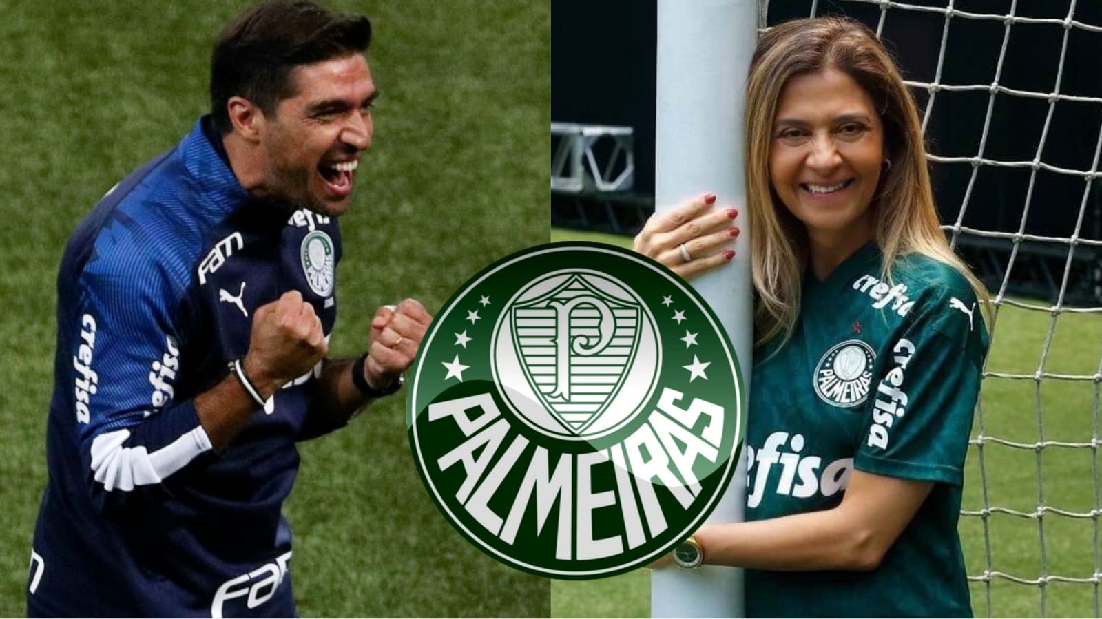 Abel Ferreira deve estar feliz da vida com sinal verde dado por Leila por reforços (Fotos: Reprodução/ Cesar Greco/ SEP/ Montagem)