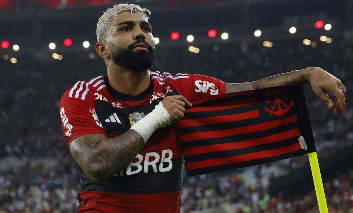 Gabigol tem orgulho de ser Flamengo e pode ficar ainda mais rico em novo contrato (Foto: Reprodução/ Wagner Meier/ GettyImages)