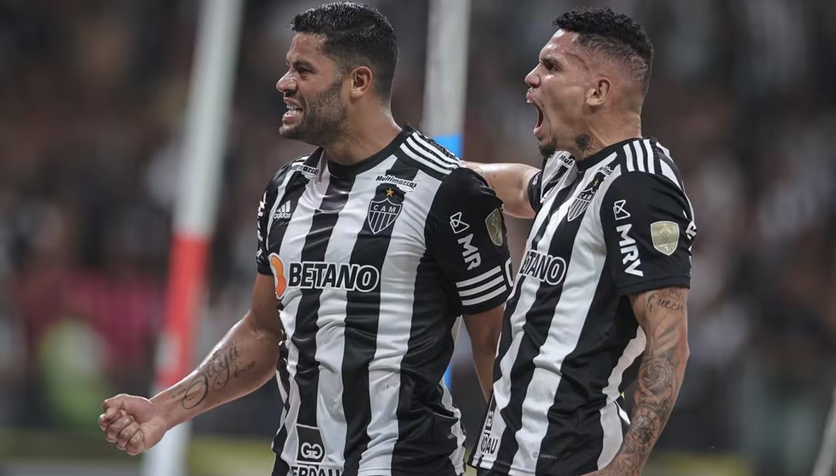 Hulk e Paulinho são os grandes artilheiros do Galo em 2023 (Foto: Reprodução/ Pedro Souza/ Atlético)